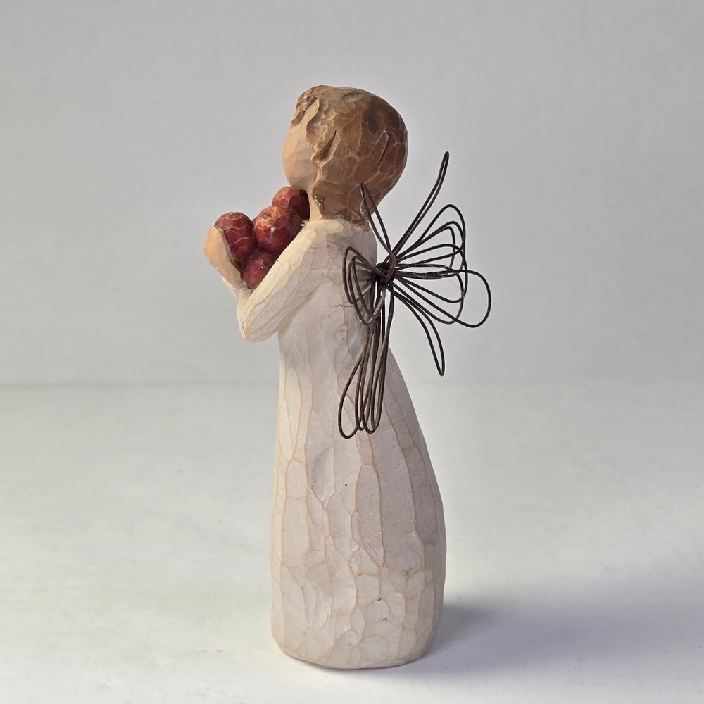 Willow Tree Figurine Angel Good Health Apples 2003 Demdaco Susan Lordi Garden - Picture 5 of 7